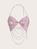 PINK VENOM HALTER TOP