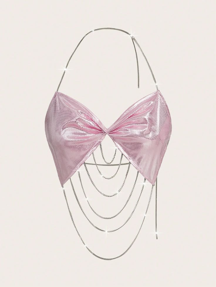 PINK VENOM HALTER TOP