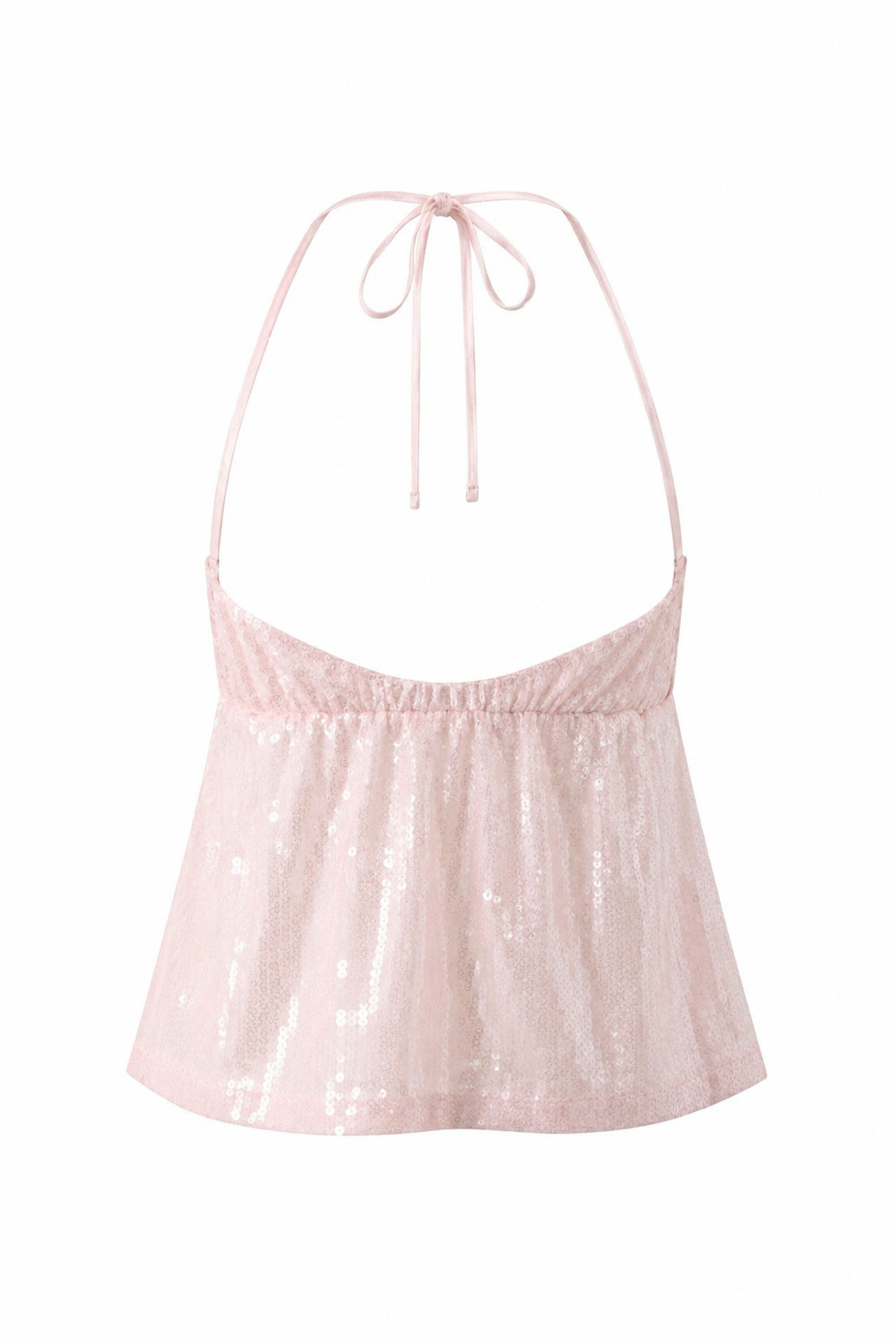 BLUSH STARDUST HALTER TOP