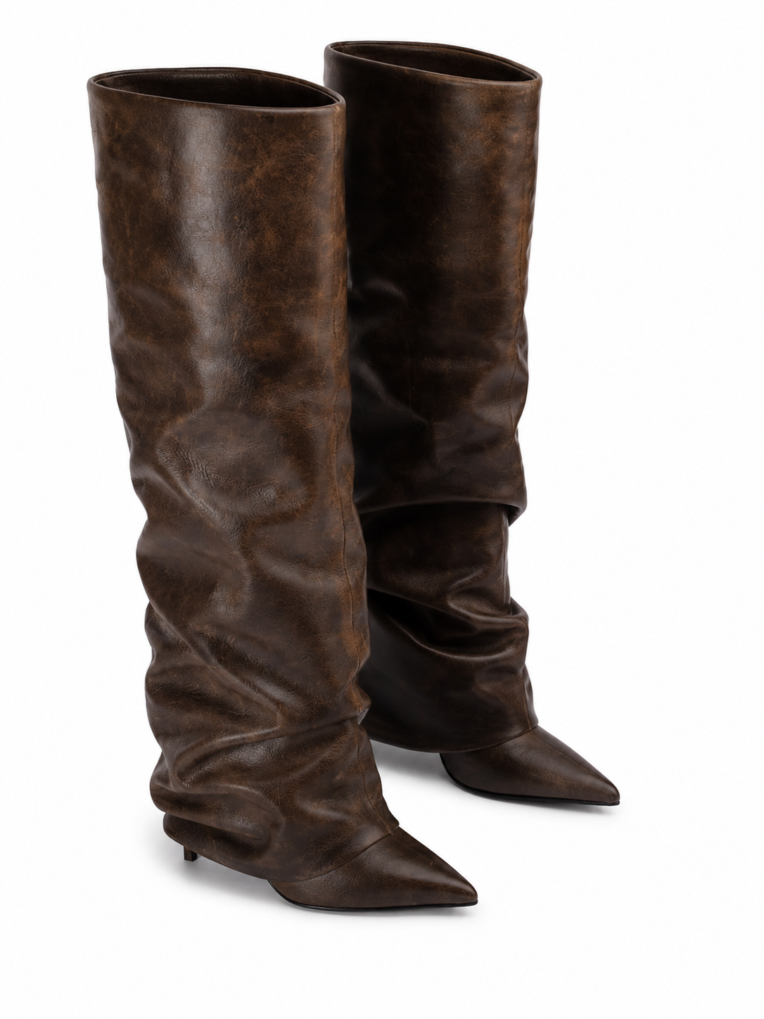 MOCHA SLAYER KNEE BOOTS