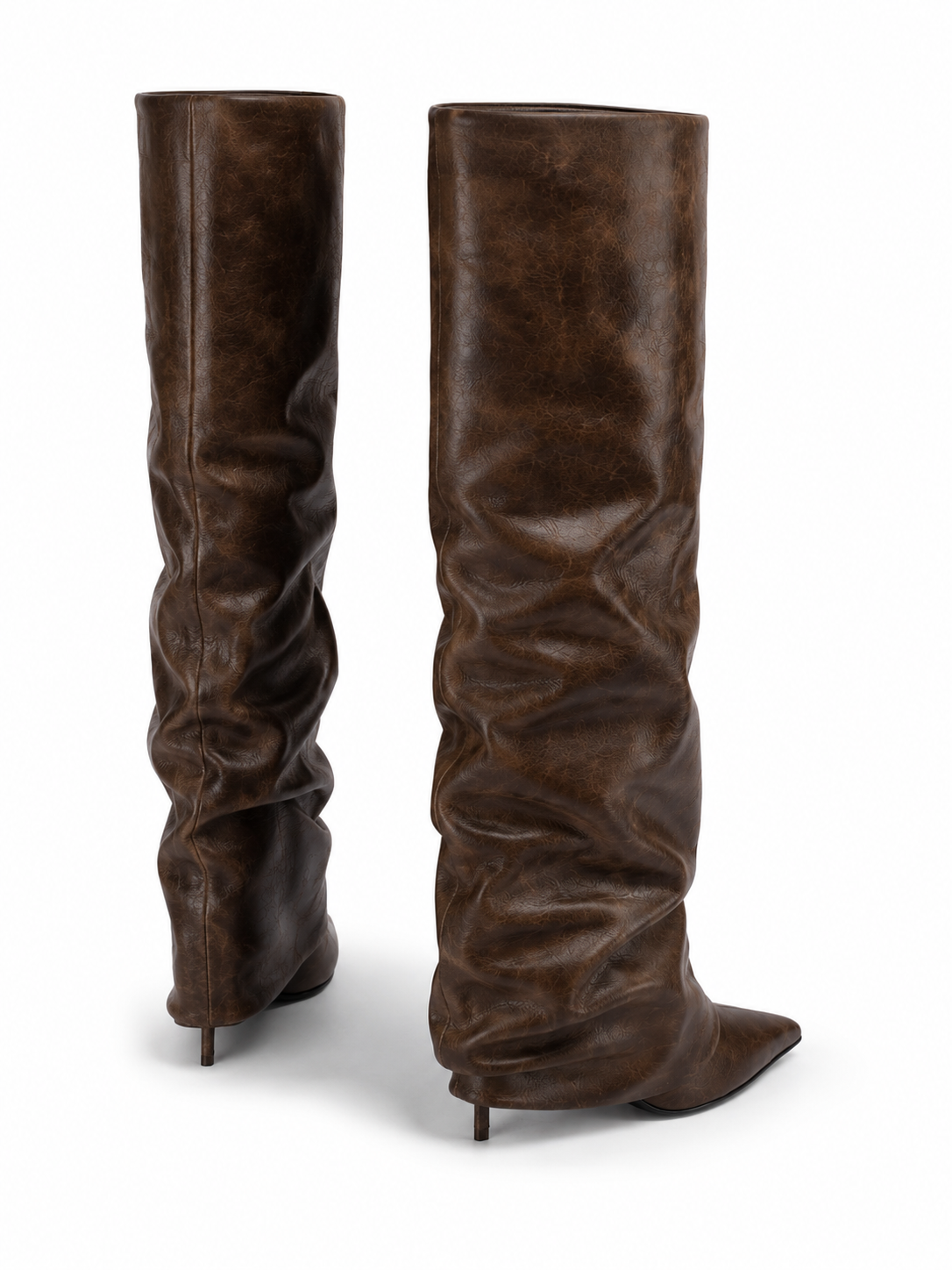 MOCHA SLAYER KNEE BOOTS
