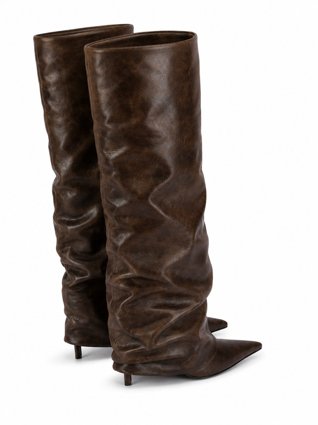MOCHA SLAYER KNEE BOOTS
