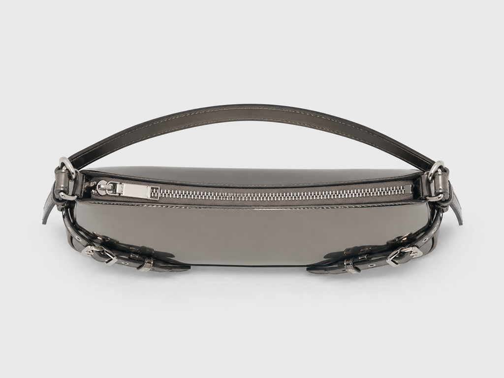 LIQUID CHROME SHOULDER BAG