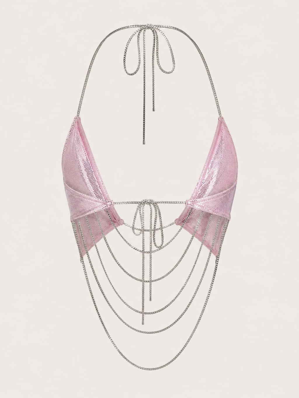 PINK VENOM HALTER TOP