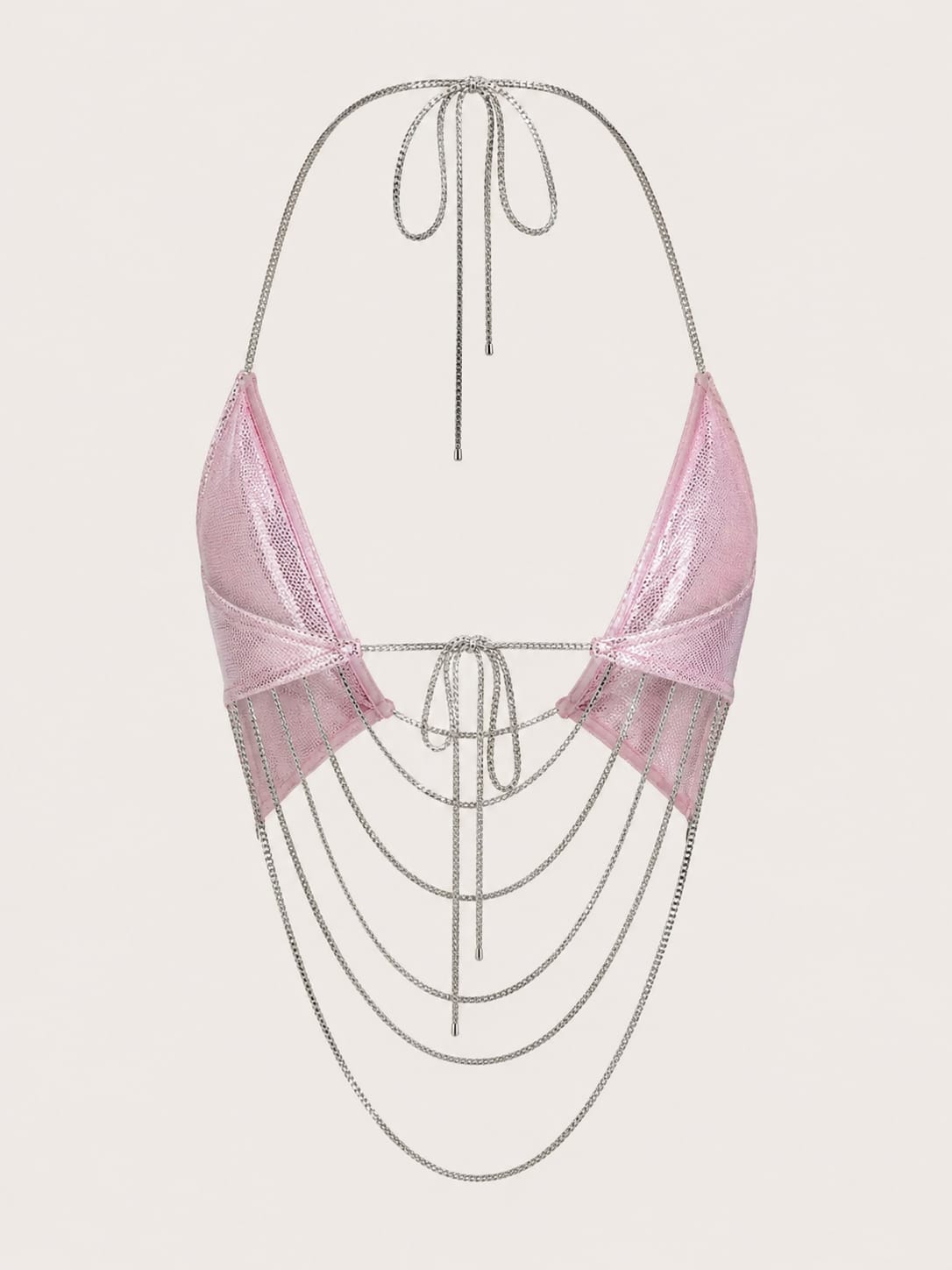 PINK VENOM HALTER TOP