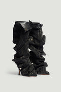 VOID PLATFORM DENIM BOOTS